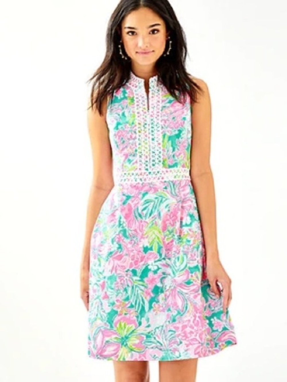 NWT lilly pulitzer franci dress multi hot on the scene size 2